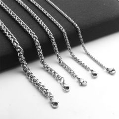 (Wholesale)316 Stainless Steel 3.0mm Chain Necklace - SJ43