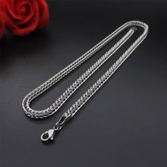 (Wholesale)316 Stainless Steel 3.0mm Chain Necklace - SJ55