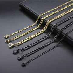 (Wholesale)316 Stainless Steel 3.0mm Chain Necklace - SJ60