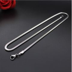 (Wholesale)316 Stainless Steel 3.0mm Chain Necklace - SJ61
