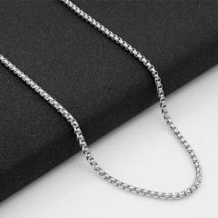 (Wholesale)316 Stainless Steel 3.0mm Chain Necklace - SJ66