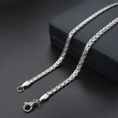 (Wholesale)316 Stainless Steel 4.8mm Chain Necklace - SJ69
