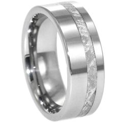 (Wholesale)Tungsten Carbide Imitate Meteorite Ring - TG4278