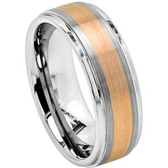 (Wholesale)Tungsten Carbide Center Line Ring - TG4290