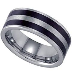 (Wholesale)Tungsten Carbide Double Resin Ring-4348