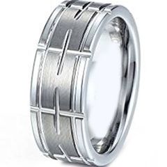 (Wholesale)Tungsten Carbide Cross Ring - TG4392