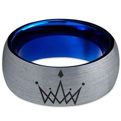 (Wholesale)Tungsten Carbide King Crown Ring-4567