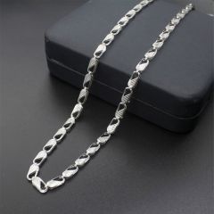 (Wholesale)316 Stainless Steel 4.0mm Chain Necklace - SJ76