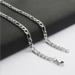 (Wholesale)316 Stainless Steel 5.0mm Chain Necklace - SJ79