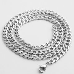 (Wholesale)316 Stainless Steel 5.0mm Chain Necklace - SJ80