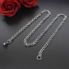(Wholesale)316 Stainless Steel 5.0mm Chain Necklace - SJ81