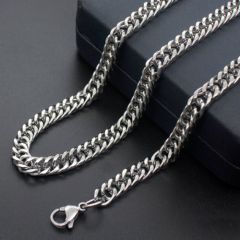 (Wholesale)316 Stainless Steel 5.0mm Chain Necklace - SJ83