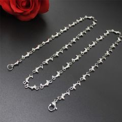 (Wholesale)316 Stainless Steel 5.0mm Chain Necklace - SJ85