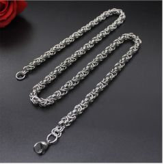 (Wholesale)316 Stainless Steel 8.8mm Chain Necklace - SJ99