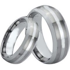 (Wholesale)Tungsten Carbide Center Line Ring - TG871