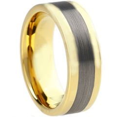 (Wholesale)Tungsten Carbide Center Line Ring - TG884