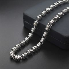 (Wholesale)316 Stainless Steel 8.0mm Chain Necklace - SJ100