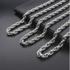 (Wholesale)316 Stainless Steel 9.0mm Chain Necklace - SJ102