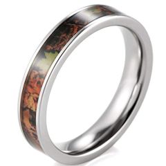 (Wholesale)Tungsten Carbide Flat Camo Ring - 3046