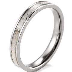 (Wholesale)Tungsten Carbide Deer Antler Ring - 3611