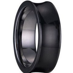 (Wholesale)Tungsten Carbide Concave Ring - TG1242