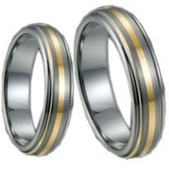 (Wholesale)Tungsten Carbide Center Line Ring - TG1525