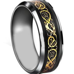 (Wholesale)Tungsten Carbide Dragon Ring - TG1569