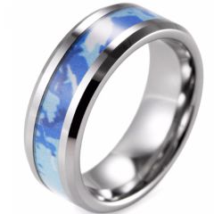 (Wholesale)Tungsten Carbide Camo Ring - TG1573