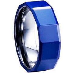 (Wholesale)Tungsten Carbide Faceted Ring - TG1633