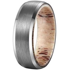 (Wholesale)Tungsten Carbide Deer Antler Ring - TG2034