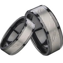 (Wholesale)Tungsten Carbide Faceted Ring - TG2147