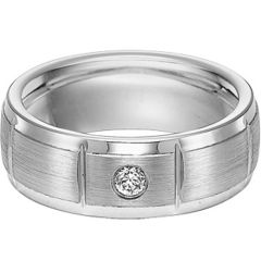 (Wholesale)Tungsten Carbide Ring With Cubic Zirconia-2154