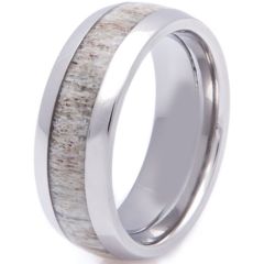 (Wholesale)Tungsten Carbide Deer Antler Ring - TG2257A