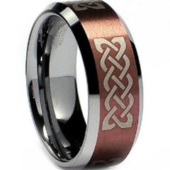 (Wholesale)Tungsten Carbide Beveled Edges Ring - TG2293