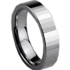 (Wholesale)Tungsten Carbide Faceted Ring - TG255