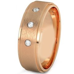 (Wholesale)Tungsten Carbide Ring With Cubic Zirconia - TG2574CC