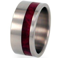 (Wholesale)Tungsten Carbide Offset Wood Ring - TG2597