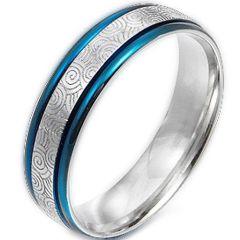 (Wholesale)Tungsten Carbide Celtic Step Edges Ring - TG2722AA