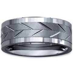 (Wholesale)Tungsten Carbide Diagonal Groove Spinning Ring-TG2740