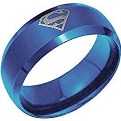(Wholesale)Tungsten Carbide Superman Ring - TG2835AA