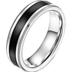 (Wholesale)Tungsten Carbide Step Edges Ring - TG2851A