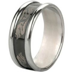 (Wholesale)Tungsten Carbide Dragon Ring - TG2992