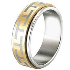 (Wholesale)Tungsten Carbide Step Edges Ring - TG3106