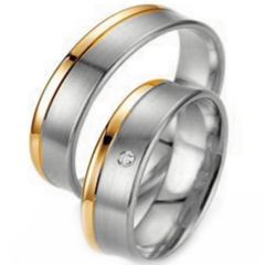 (Wholesale)Tungsten Carbide Offset Groove Ring - TG3119