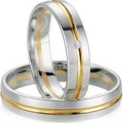 (Wholesale)Tungsten Carbide Center Groove Ring-3120