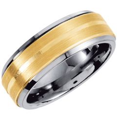 (Wholesale)Tungsten Carbide Center Line Ring - TG3139