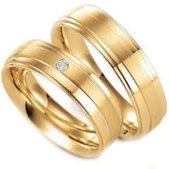 (Wholesale)Tungsten Carbide Double Groove Ring - TG3141