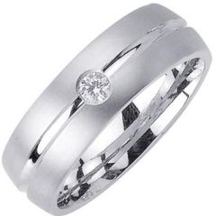 (Wholesale)Tungsten Carbide Ring With Cubic Zirconia - TG3177