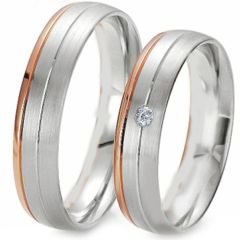 (Wholesale)Tungsten Carbide Double Groove Ring - TG3332