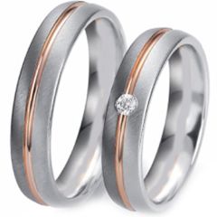 (Wholesale)Tungsten Carbide Center Groove Ring - TG3333